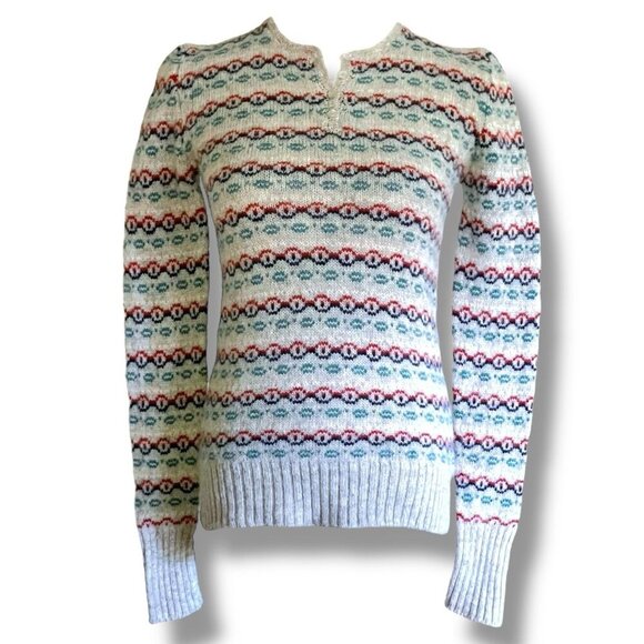 Vintage 1980s Susan Bristol Womens Sweater Sz Small Gray...